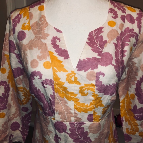 NEW! Boden Lovely Linen Spring-Summer Dress 💐 - Picture 5 of 11